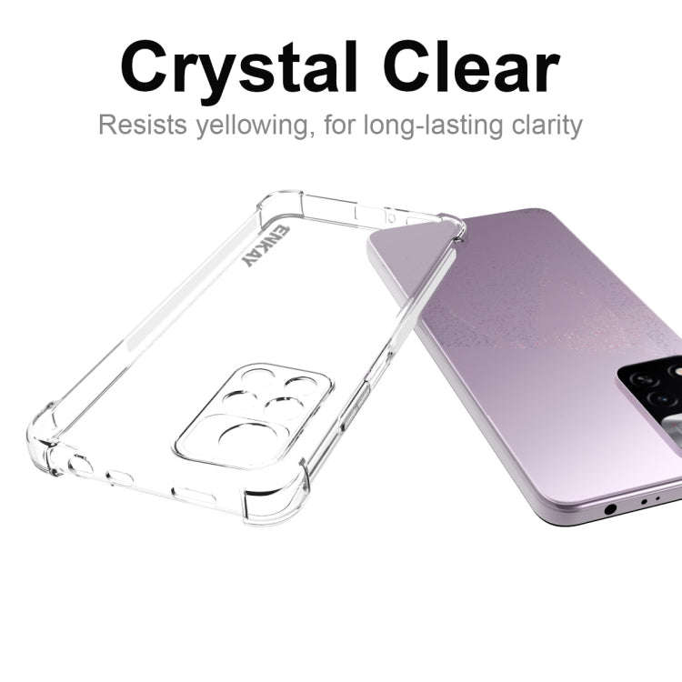 For Xiaomi Redmi Note 11 Pro 5G China ENKAY Clear TPU Shockproof Case