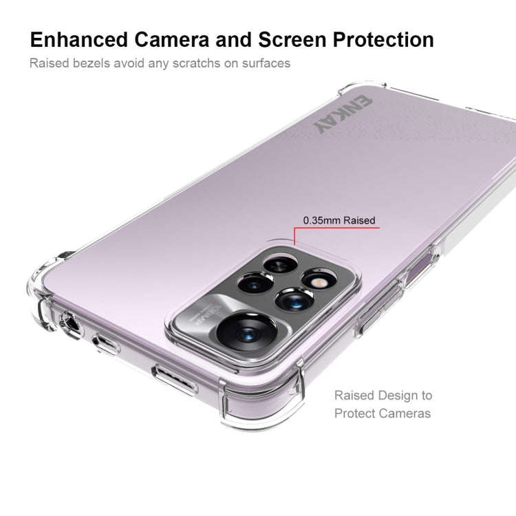 For Xiaomi Redmi Note 11 Pro 5G China ENKAY Clear TPU Shockproof Case