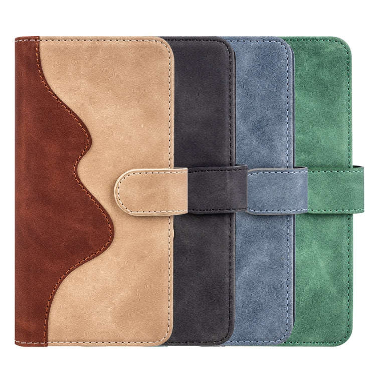 For Sony Xperia 1 IV Stitching Horizontal Flip Leather Phone Case(Blue)