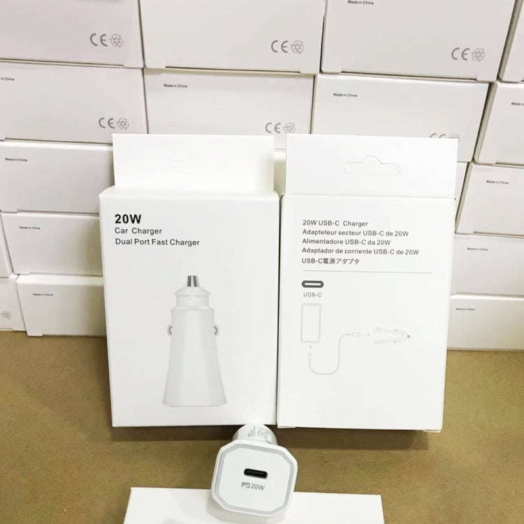 TE-P2 PD 20W Type-C Interface Car Charger(Black)
