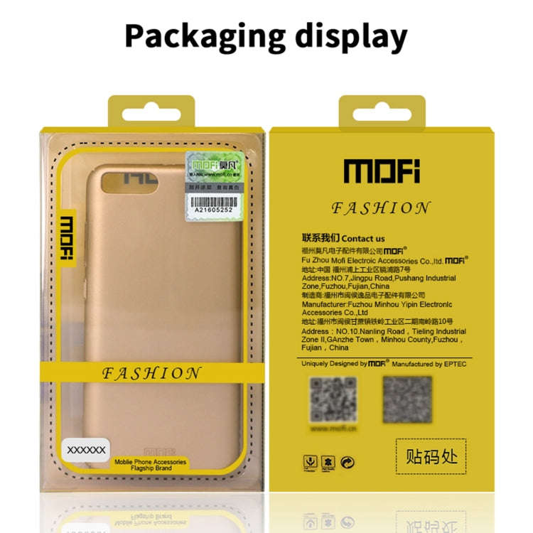 For Xiaomi Redmi 10A MOFI Frosted PC Ultra-thin Hard Case(Black)