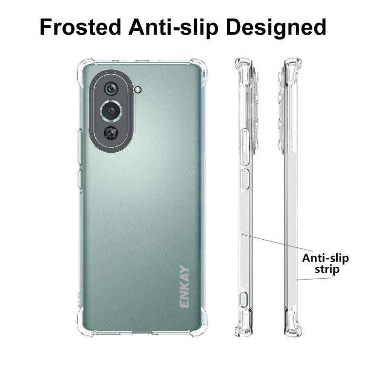 For Huawei Nova 10 Pro 4G ENKAY Transparent TPU Shockproof Phone Case