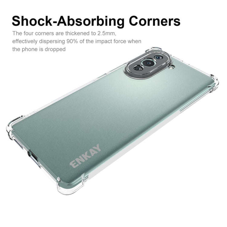 For Huawei Nova 10 Pro 4G ENKAY Transparent TPU Shockproof Phone Case