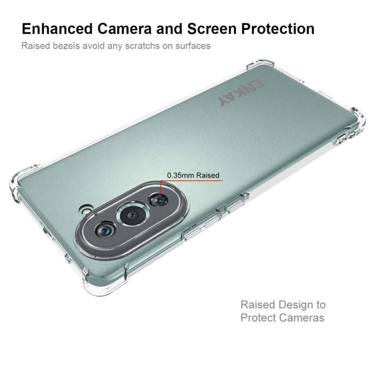 For Huawei Nova 10 Pro 4G ENKAY Transparent TPU Shockproof Phone Case