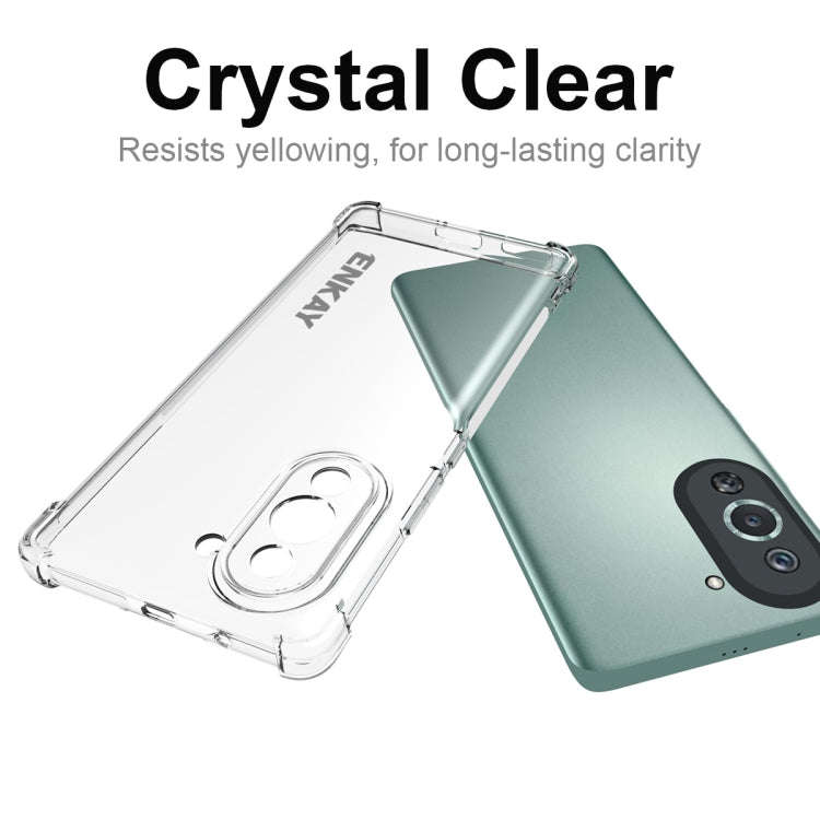 For Huawei Nova 10 Pro 4G ENKAY Transparent TPU Shockproof Phone Case