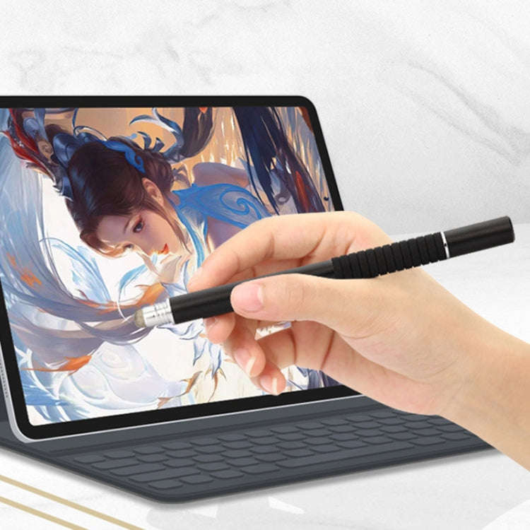 AT-31 Conductive Cloth Head + Precision Sucker Capacitive Pen Head 2-in-1 Handwriting Stylus(Rose...