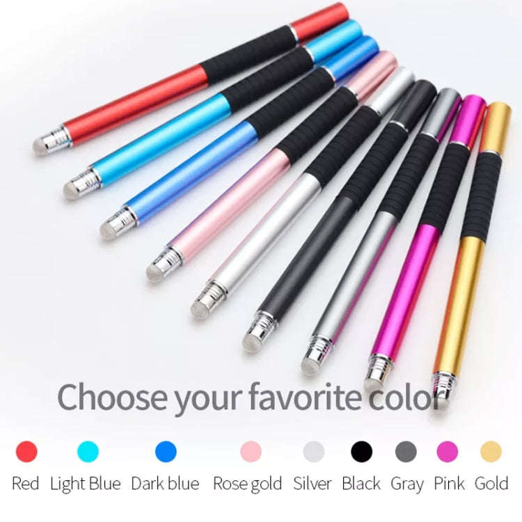 AT-31 Conductive Cloth Head + Precision Sucker Capacitive Pen Head 2-in-1 Handwriting Stylus(Rose...