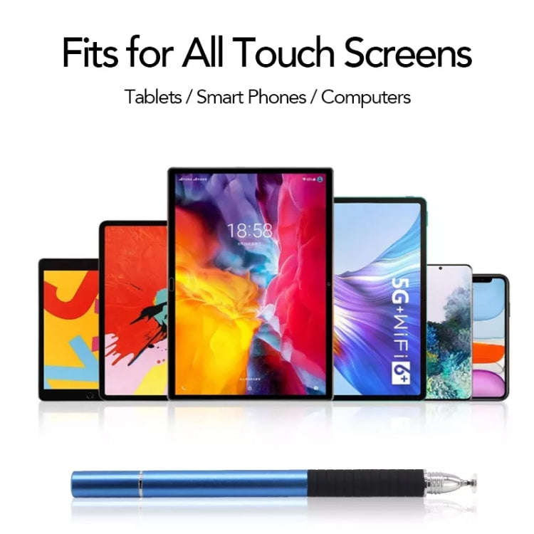 AT-31 Conductive Cloth Head + Precision Sucker Capacitive Pen Head 2-in-1 Handwriting Stylus(Rose...