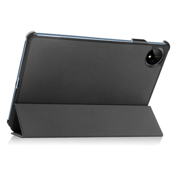For Huawei MatePad Pro 11 2022 ENKAY Plastic Back Cover Smart Leather Stand Case(Black)