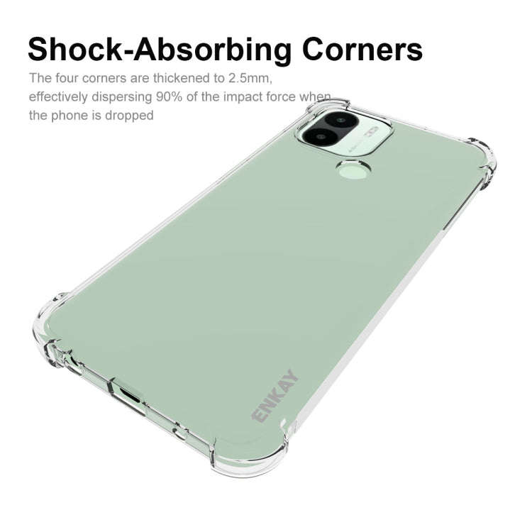 For Xiaomi Redmi A1+ ENKAY Transparent TPU Shockproof Phone Case