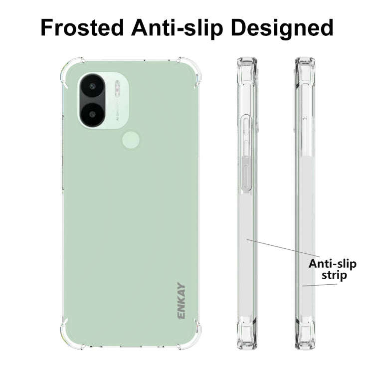 For Xiaomi Redmi A1+ ENKAY Transparent TPU Shockproof Phone Case