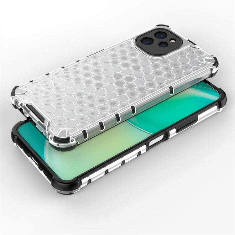 For Huawei Nova Y61 4G Honeycomb Shockproof Phone Case(Red)