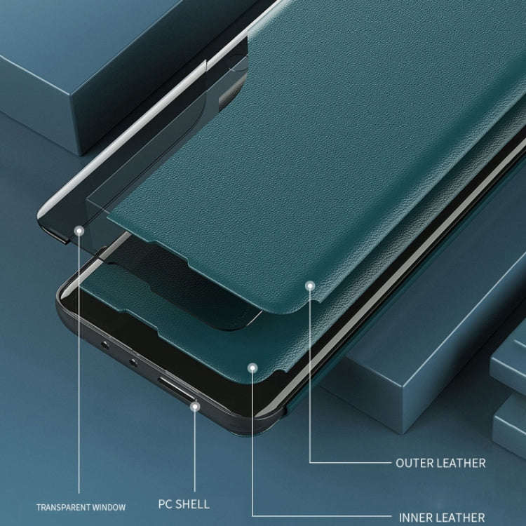 For Xiaomi Redmi 12C Attraction Flip Holder Leather Phone Case(Black)