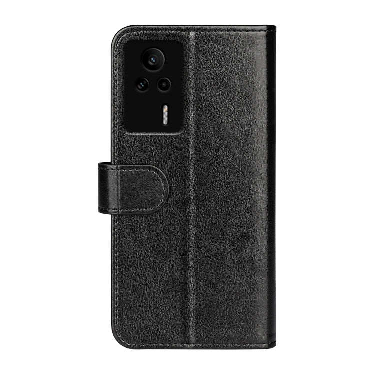 For Xiaomi Redmi K60E R64 Texture Horizontal Flip Leather Phone Case(Black)