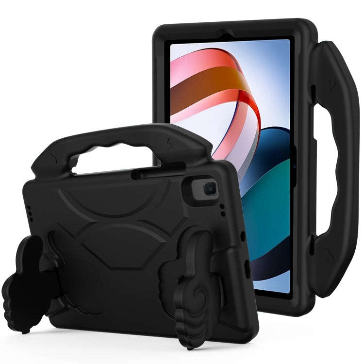For Xiaomi Redmi Pad 10.6 2022 Thumb Bracket EVA Shockproof Tablet Case(Black)