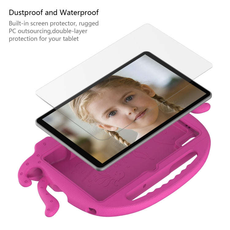 For Huawei MatePad 10.4 Octopus Style EVA PC Tablet Case(Rose Red)