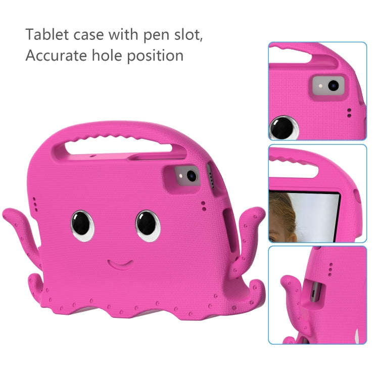 For Huawei MatePad 10.4 Octopus Style EVA PC Tablet Case(Rose Red)