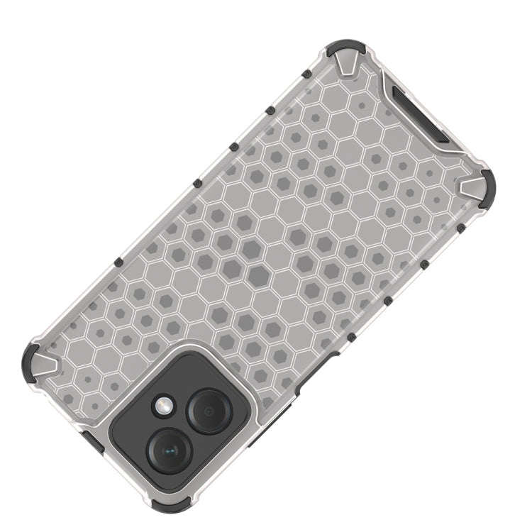 For Xiaomi Redmi Note 12 5G Global Shockproof Honeycomb Phone Case(Black)