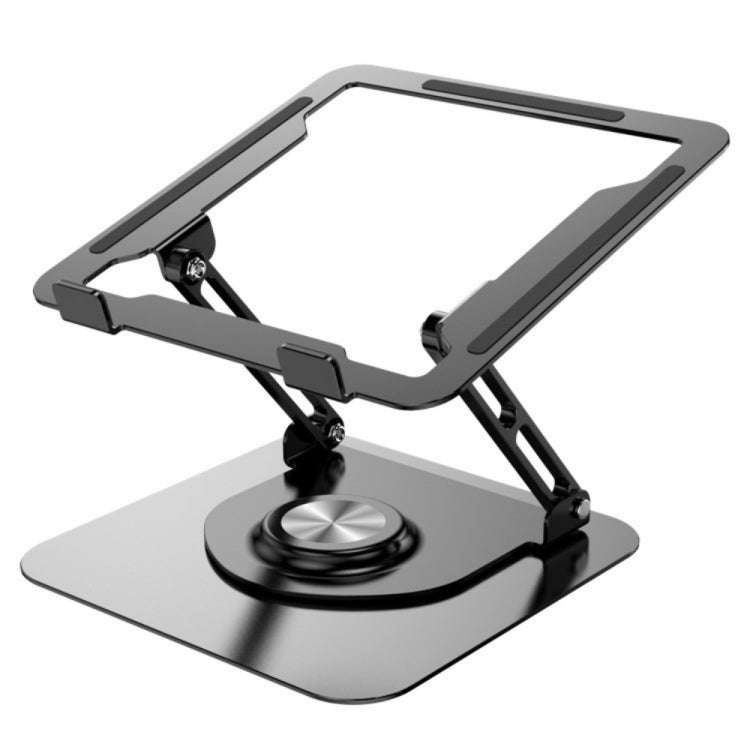 D147 Foldable 360 Degree Rotating Laptop Lifting Bracket Aluminum Alloy Notebook Desktop Stand(Bl...