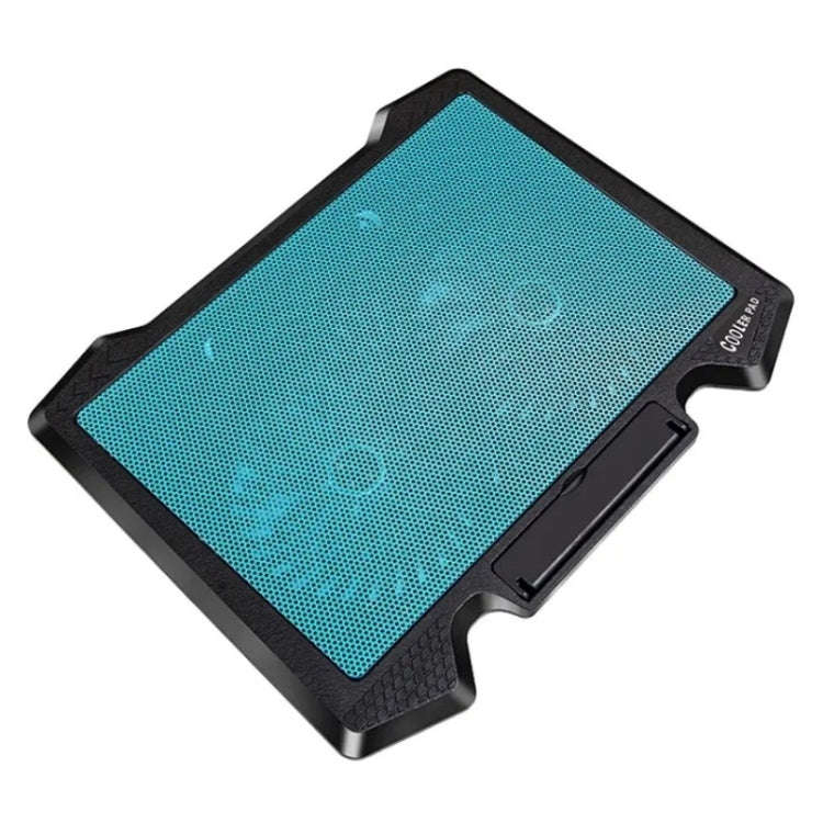 S200 Dual Silent Cooling Fan Portable Slim Notebook Cooling Pad for Laptop(Blue)