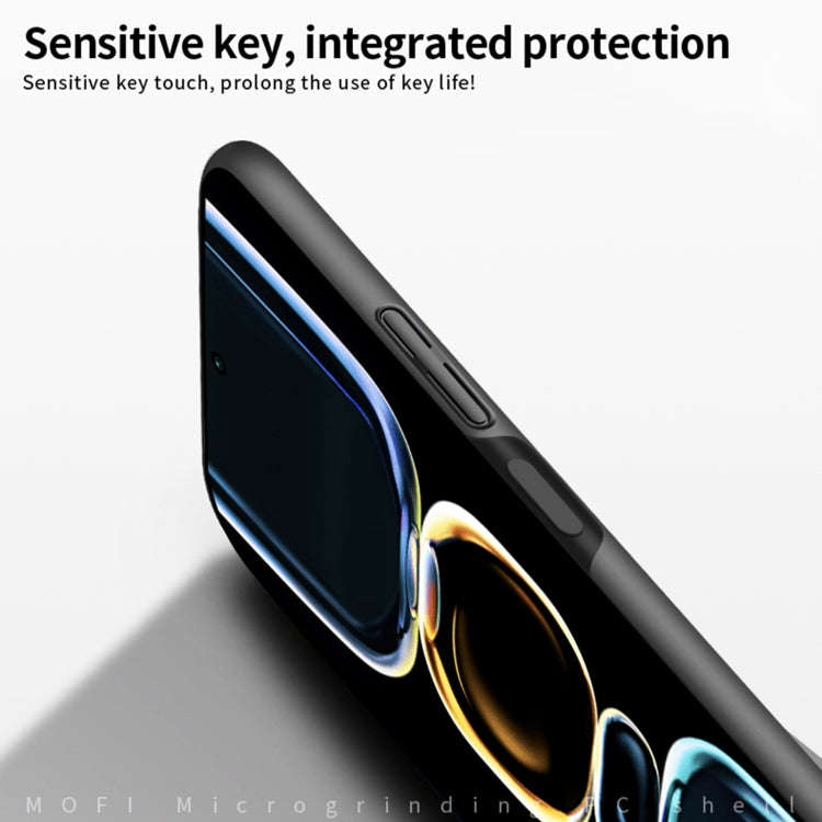 For Xiaomi Redmi K60E MOFI Frosted Ultra-thin PC Hard Case(Black)