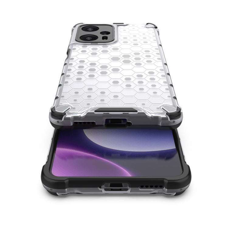 For Xiaomi Redmi Note 12S 4G Shockproof Honeycomb Phone Case(Black)