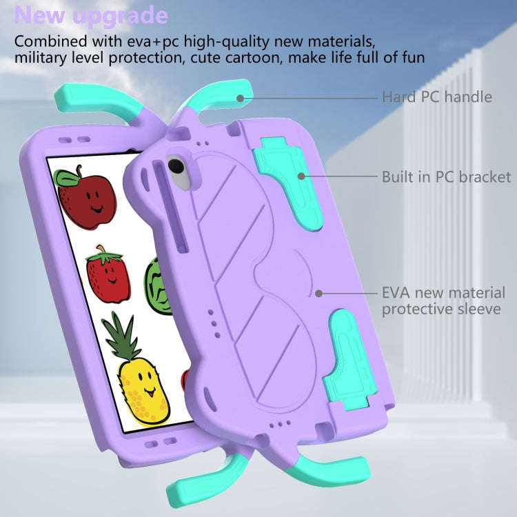 For Huawei Matepad Pro 10.8 2021/2019 Ice Baby EVA Shockproof Hard PC Tablet Case(Light Purple+Mi...