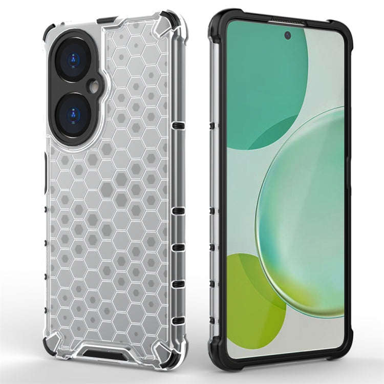 For Huawei Enjoy 60 Pro / nova 11i Shockproof Honeycomb Phone Case(Black)