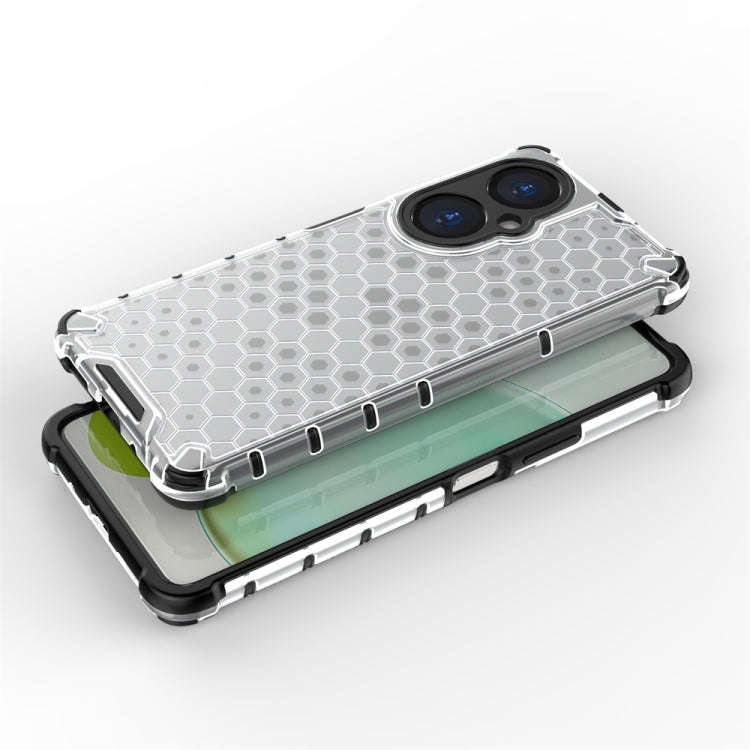 For Huawei Enjoy 60 Pro / nova 11i Shockproof Honeycomb Phone Case(Black)