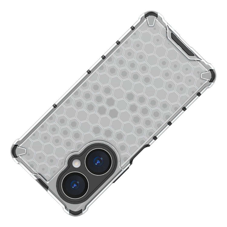 For Huawei Enjoy 60 Pro / nova 11i Shockproof Honeycomb Phone Case(Black)