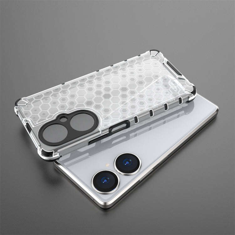 For Huawei Enjoy 60 Pro / nova 11i Shockproof Honeycomb Phone Case(Black)