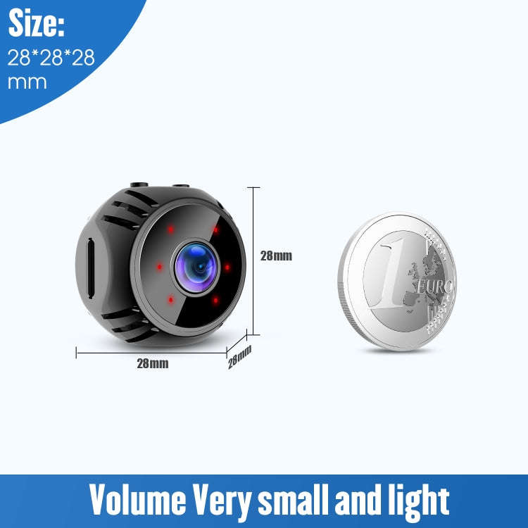W8 Mini Camera HD 1080P Night Vision Battery Video Surveillance Wifi Smart Home Camera(White)