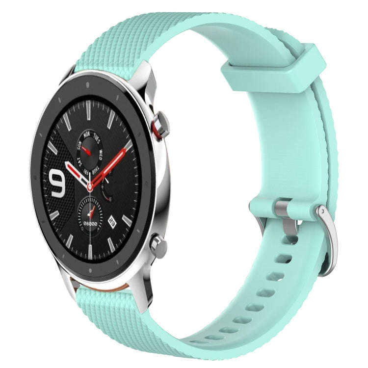 For Amazfit GTR 4 Pro 22mm Diamond Textured Silicone Watch Band(Water Duck)
