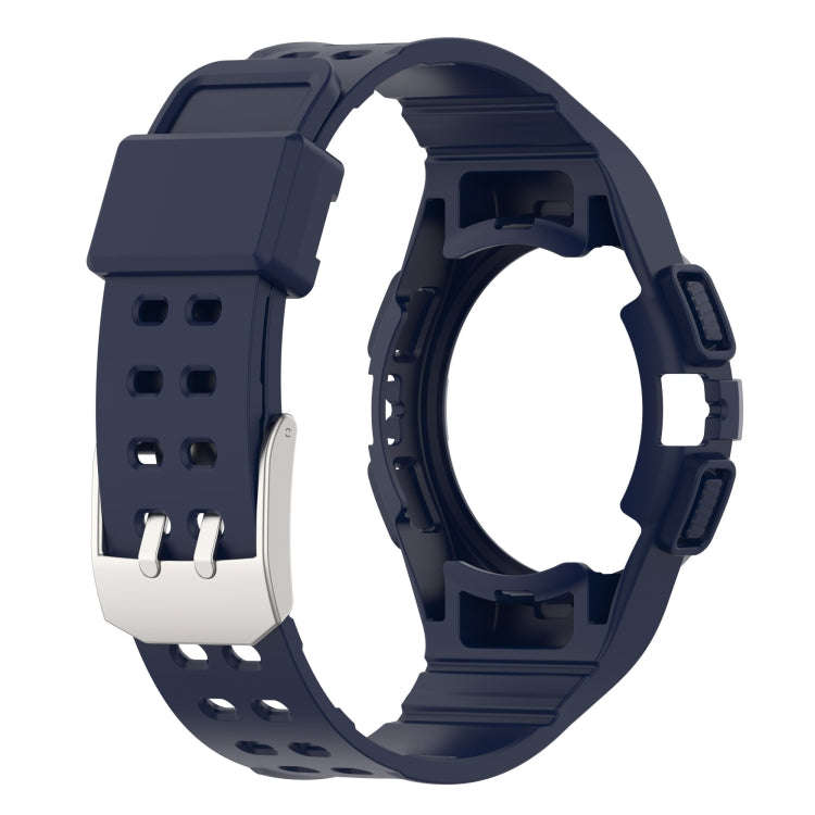 For Samsung Galaxy Watch6 44mm TPU Integrated Silicone Watch Band(Blue)
