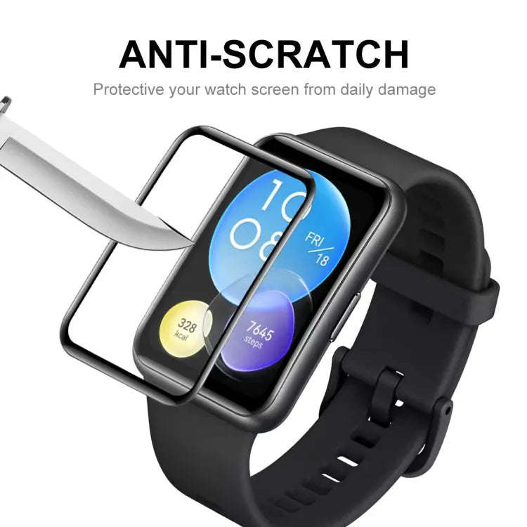 For Huawei Watch Fit Special Edition 10pcs ENKAY 3D Full Coverage Soft PC Edge PMMA HD Screen Film