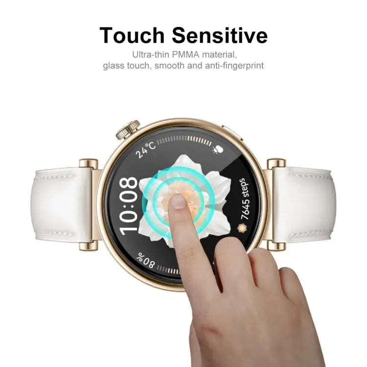For Huawei Watch GT 4 41mm 10pcs ENKAY 3D Full Coverage Soft PC Edge PMMA HD Screen Film