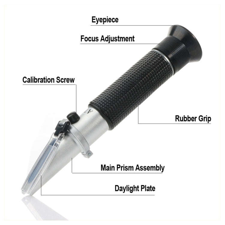 RZ116 Refractometer Alcohol Portable Automatic Digital Refractometer 0-80 Glycol Handheld Atc Bri...
