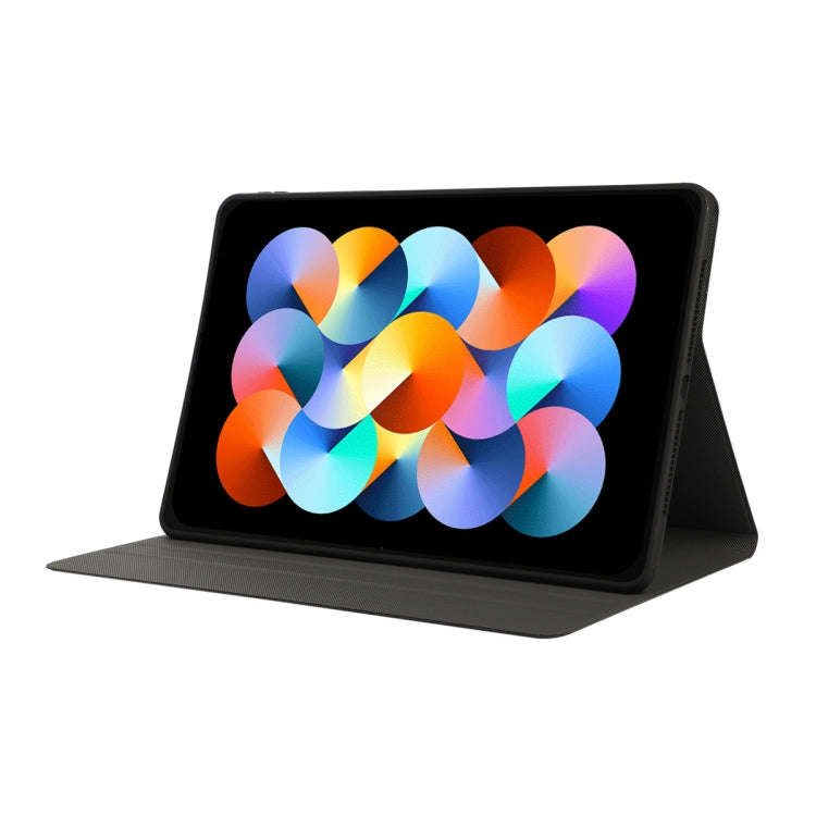 For Redmi Pad SE 11.0 ENKAY Leather Stand Smart Tablet Case(Black)