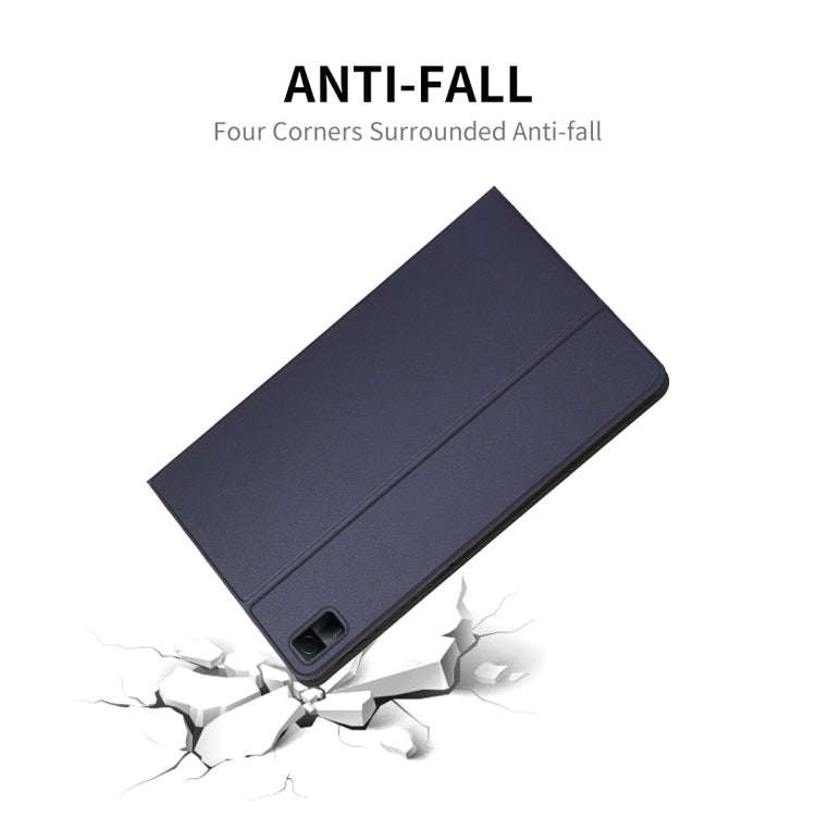 For Redmi Pad SE 11.0 ENKAY Leather Stand Smart Tablet Case(Black)