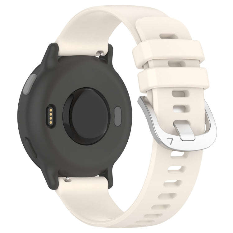 For Samsung Galaxy 6 / 6 Classic Liquid Glossy Silver Buckle Silicone Watch Band(Stralight)