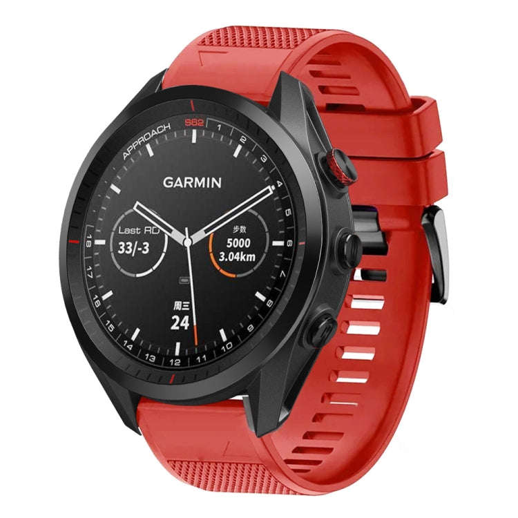 For Garmin Approach S62 Quick Release 22mm Silicone Watch Band(Red)