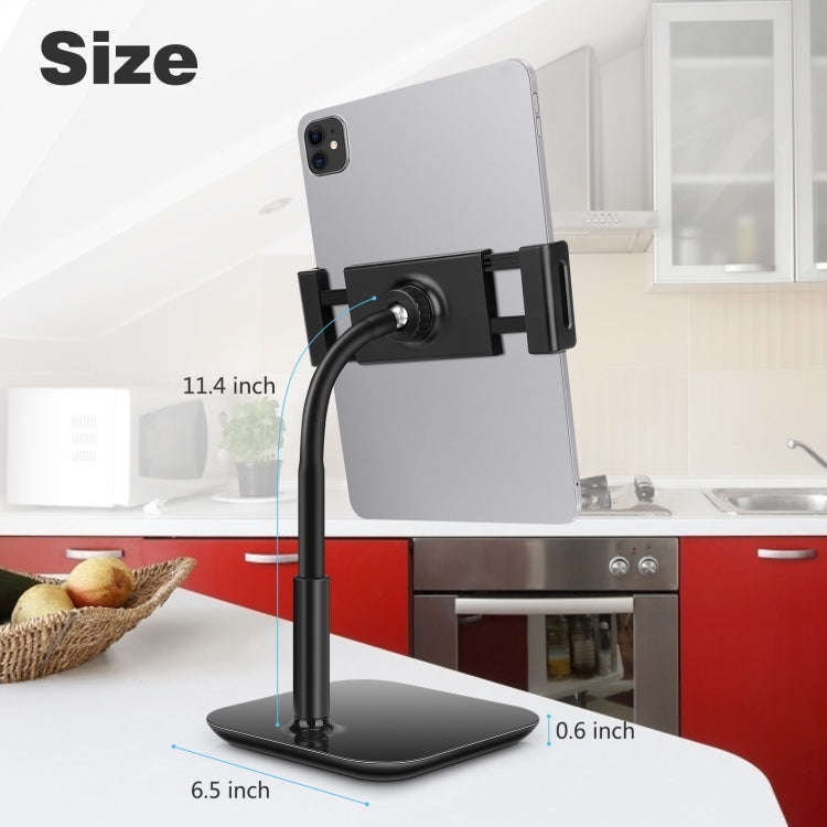 NS-06A 360 Degree Rotating Heavy Duty Base Adjustable Desktop Tablet Holder