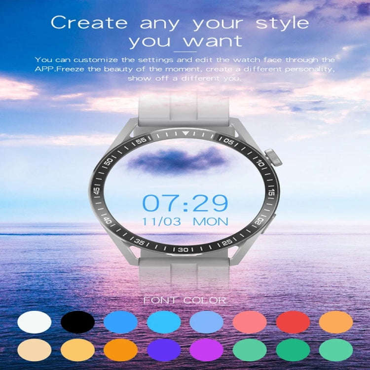 G3 1.32 inch Color Screen Smart Watch, Support Bluetooth Call / Heart Rate / Blood Pressure / Blo...