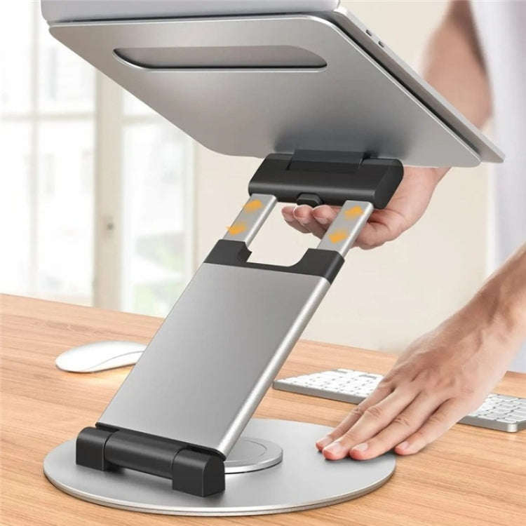 AS018-XS For 10-17 inch Device 360 Degree Rotating Adjustable Laptop Holder Desktop Stand(Grey)