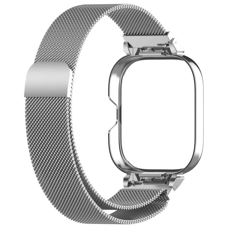 For Nothing CMF Watch Pro Metal Frame + Milanese Integrated Magnetic Watch Band(Silver)