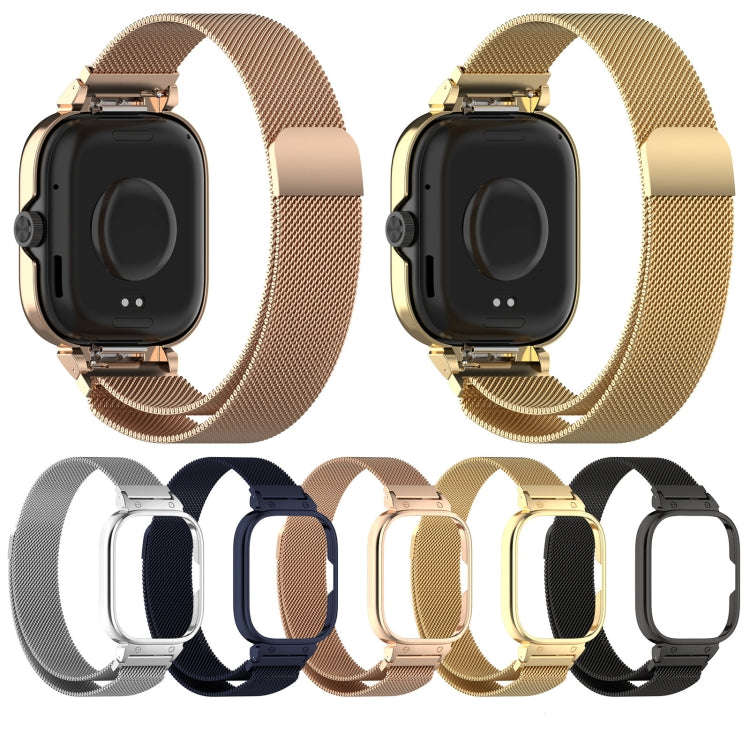 For Nothing CMF Watch Pro Metal Frame + Milanese Integrated Magnetic Watch Band(Silver)