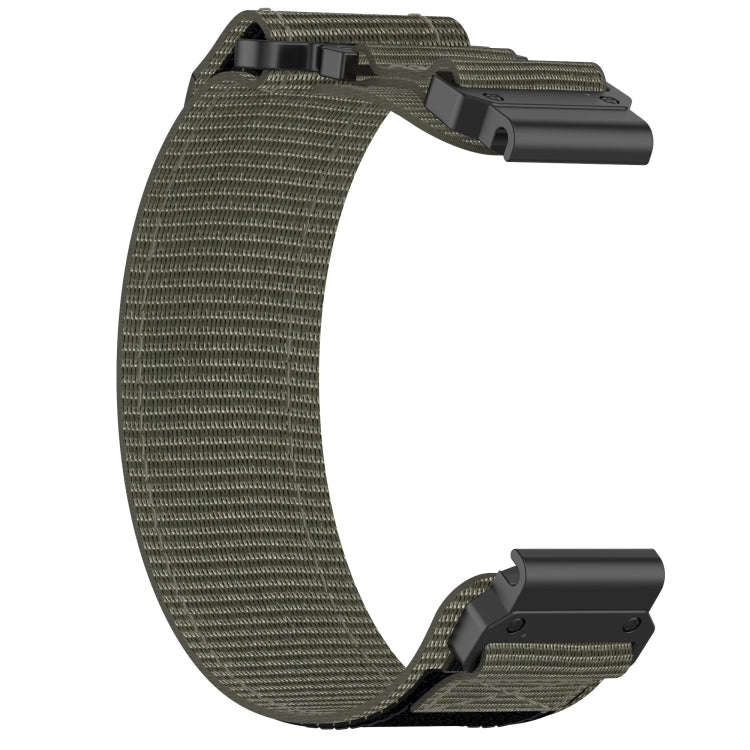 For Garmin Epix Pro 47mm 22mm Nylon Hook And Loop Fastener Watch Band(Grey)