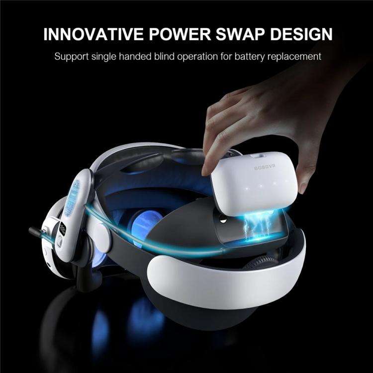 BOBOVR S3 Pro For Quest 3 VR Head Strap with 10000mAh Battery