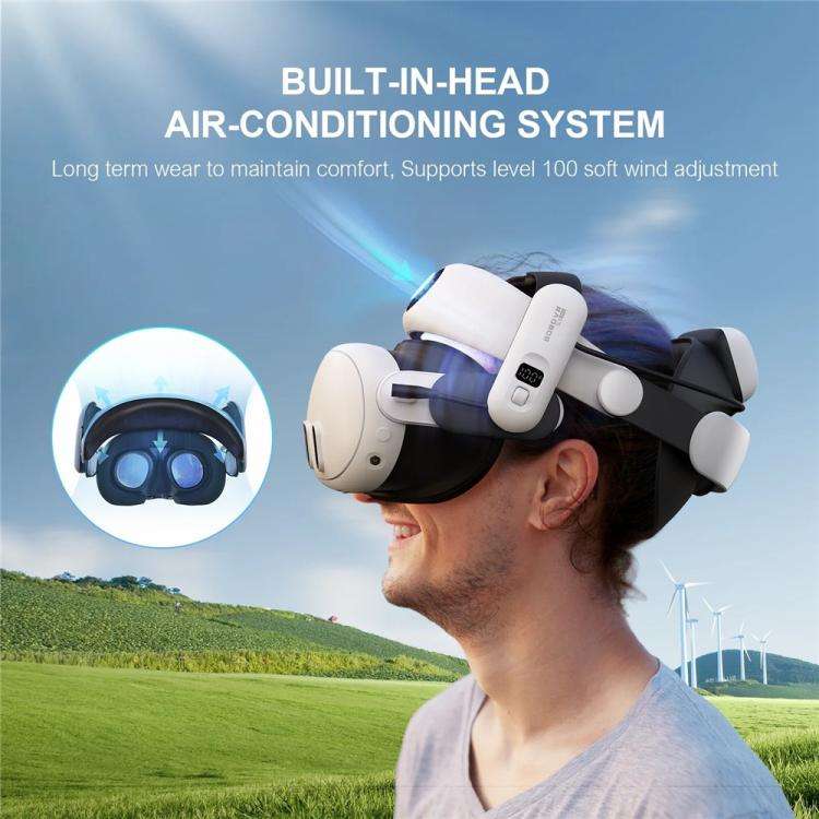 BOBOVR S3 Pro For Quest 3 VR Head Strap with 10000mAh Battery