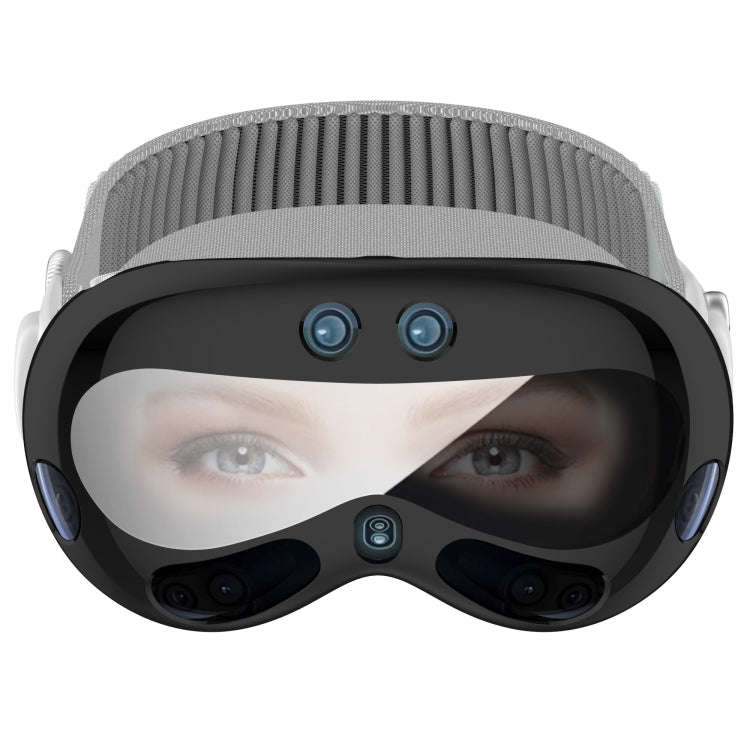 For Apple Vision Pro Electroplated TPU Protective Case VR Glasses Accessories(Black)